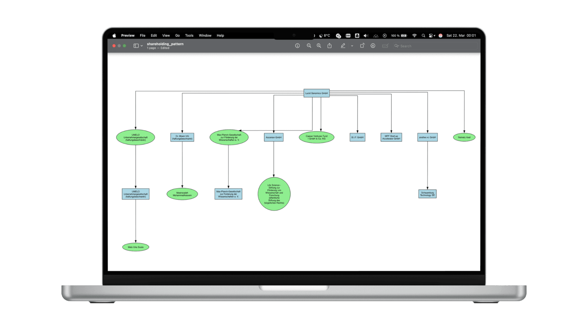 Process flow chart
